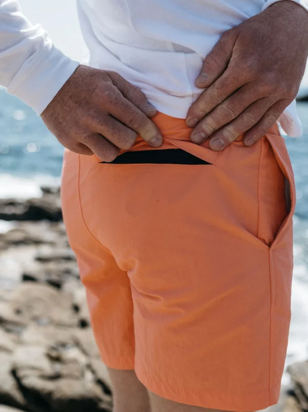 Shorts*Finisterre Atlas Swim Shorts Salmon Pink