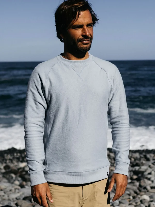 Sweatshirts & Hoodies*Finisterre Baffin Sweatshirt Sky