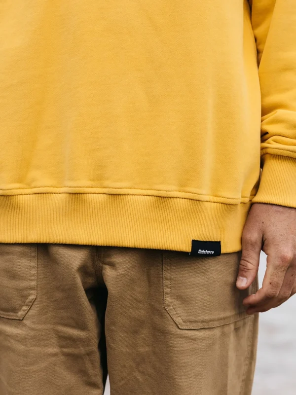 Sweatshirts & Hoodies*Finisterre Coho Sweatshirt Faded Yellow