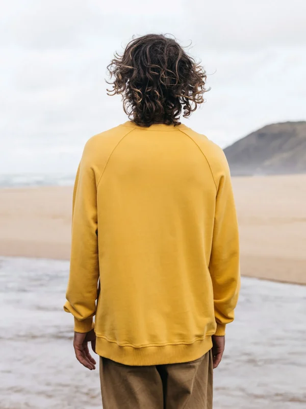 Sweatshirts & Hoodies*Finisterre Coho Sweatshirt Faded Yellow