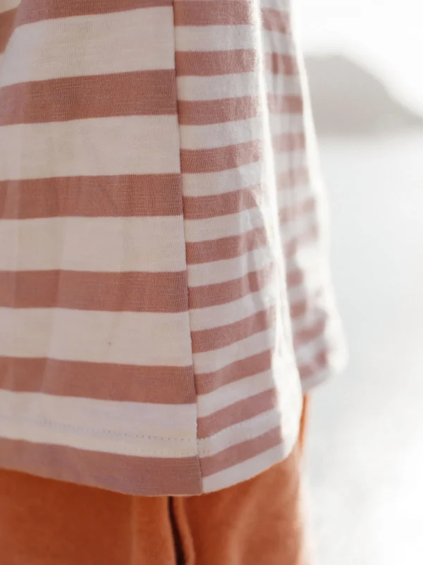 Tops & T-Shirts*Finisterre Dart T-Shirt Shell / Ecru