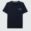 T-Shirts*Finisterre Diamond Logo T-Shirt Navy