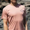T-Shirts*Finisterre Diamond Logo T-Shirt Clay