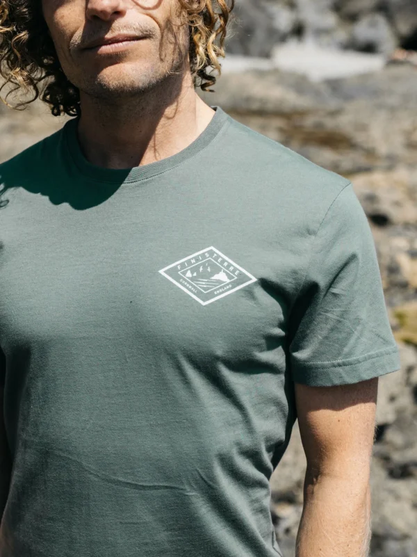 T-Shirts*Finisterre Diamond Logo T-Shirt Deep Sea