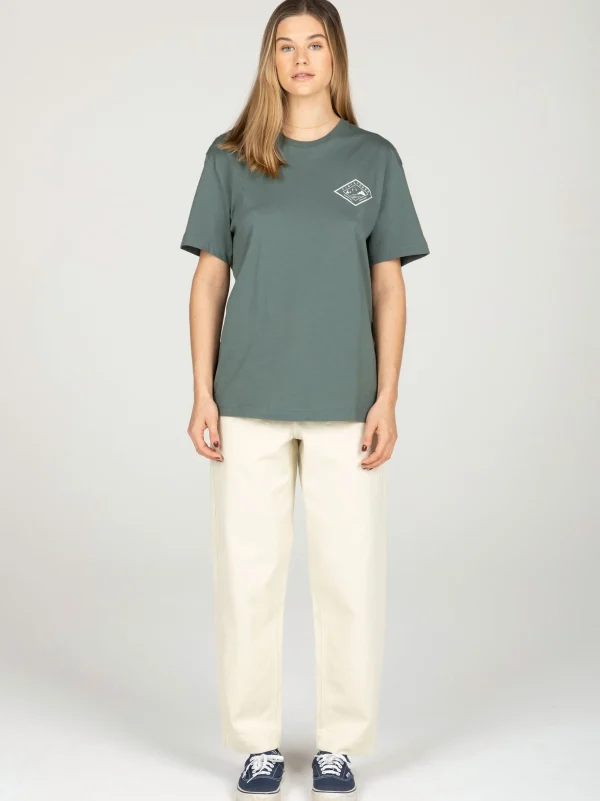 Tops & T-Shirts*Finisterre Diamond Logo T-Shirt Deep Sea