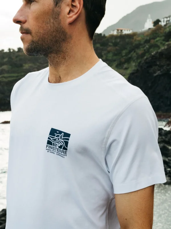 T-Shirts*Finisterre Dracaena T-Shirt White