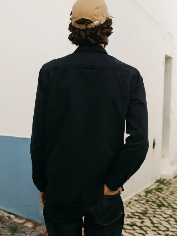 Shirts*Finisterre Eddystone Shirt Washed Black