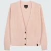 Knitwear*Finisterre Eden Cardigan Pink Sky