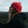Hats, Caps & Beanies*Finisterre Fisherman Beanie Coral Red