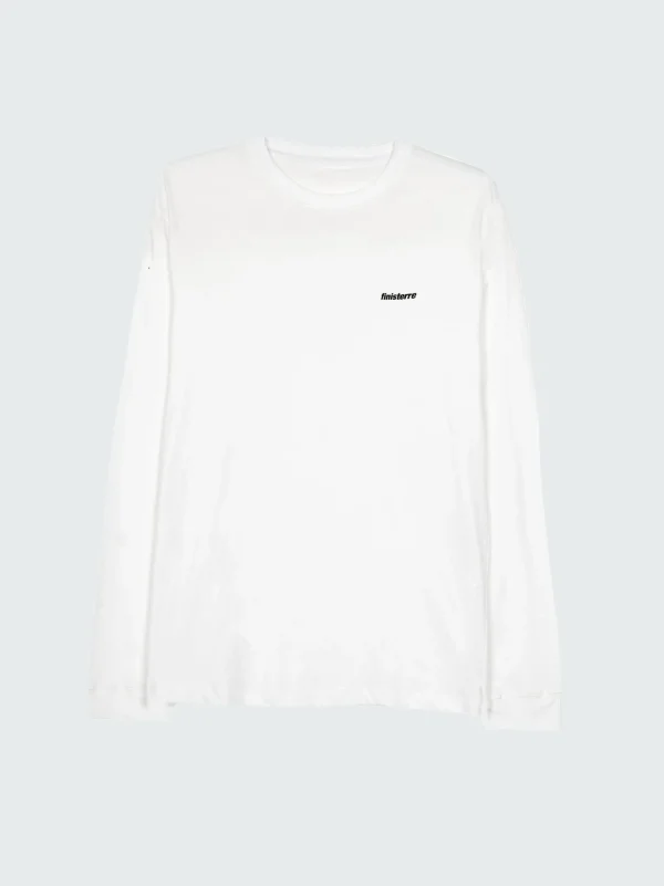 T-Shirts*Finisterre Harlyn Logo Long Sleeve T-Shirt White