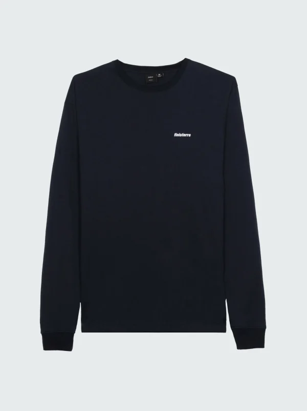 Tops & T-Shirts*Finisterre Harlyn Logo Long Sleeve T-Shirt Navy