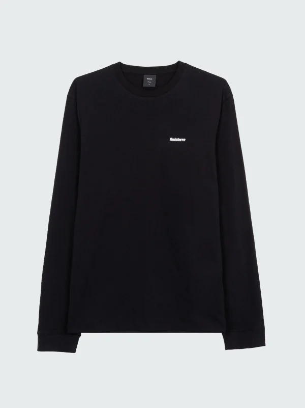 T-Shirts*Finisterre Harlyn Logo Long Sleeve T-Shirt Black