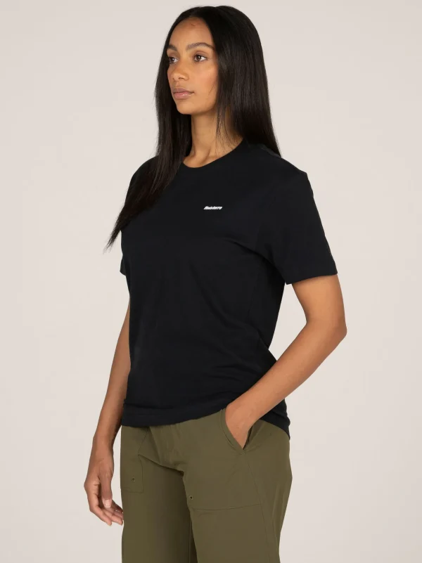 Tops & T-Shirts*Finisterre Harlyn Logo T-Shirt Black