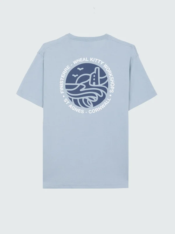 T-Shirts*Finisterre Kitty T-Shirt Sky