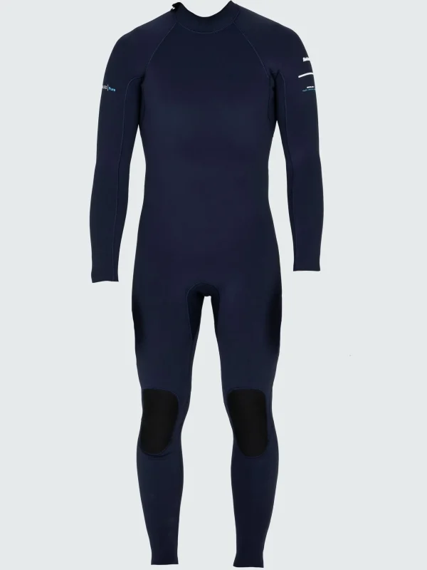 Wetsuits*Finisterre Nieuwland 3/2 Yulex® Back Zip Wetsuit Ink / Manuka
