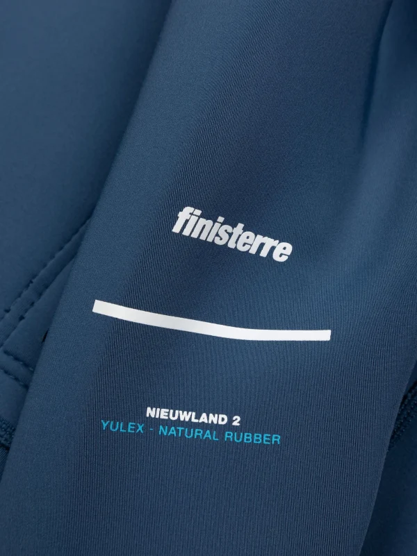 Wetsuits*Finisterre Nieuwland 2E Yulex® Long Sleeve Shorty Wetsuit Dark Ozone