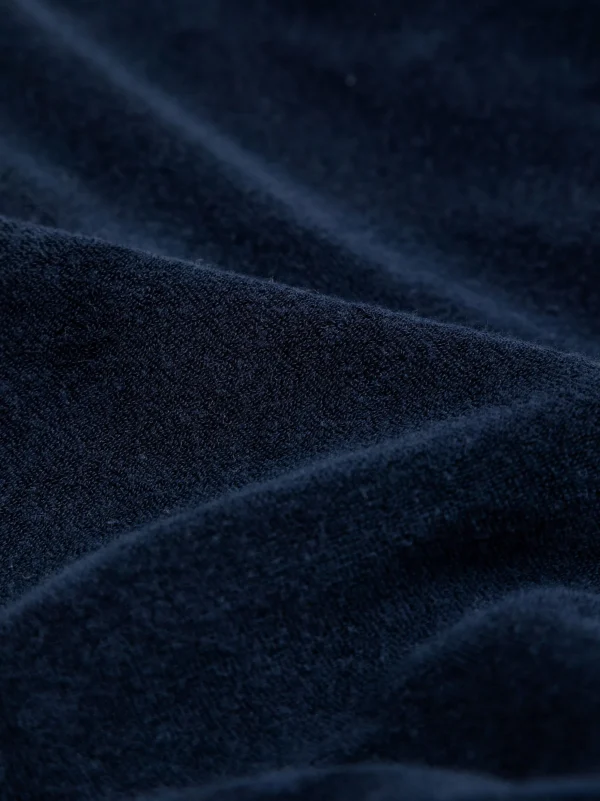 Sweatshirts & Hoodies*Finisterre Otis Towelling Crew Sweatshirt Navy