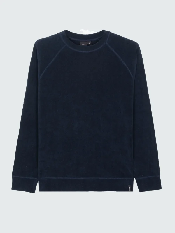 Sweatshirts & Hoodies*Finisterre Otis Towelling Crew Sweatshirt Navy