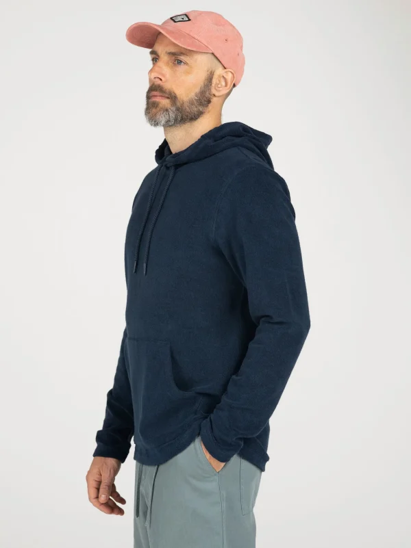 Sweatshirts & Hoodies*Finisterre Otis Towelling Hoodie Navy