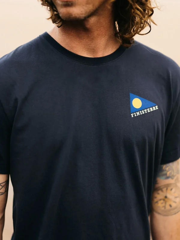 T-Shirts*Finisterre Pendant T-Shirt Navy