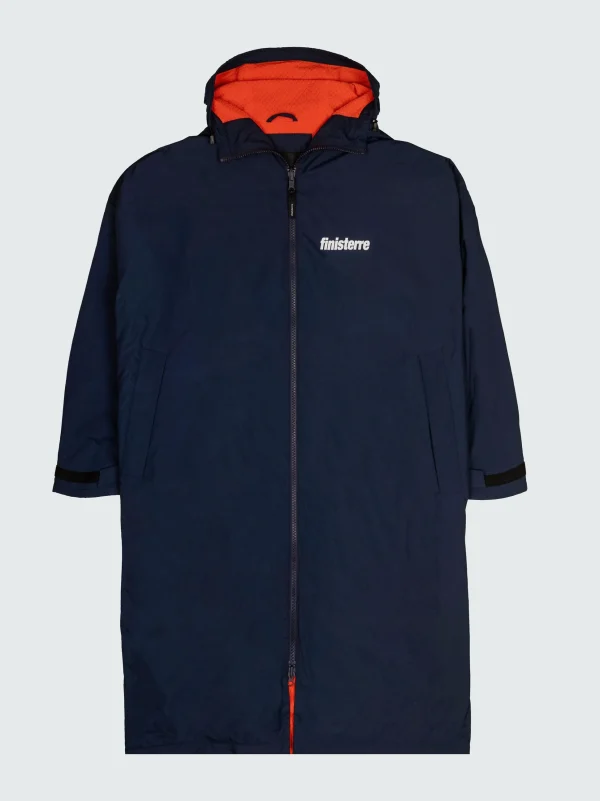Swimwear & Bikinis*Finisterre Tego Long Sleeve Robe Navy / Flame