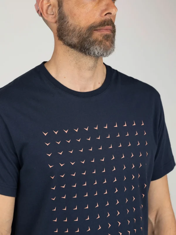 T-Shirts*Finisterre Windscape T-Shirt Navy