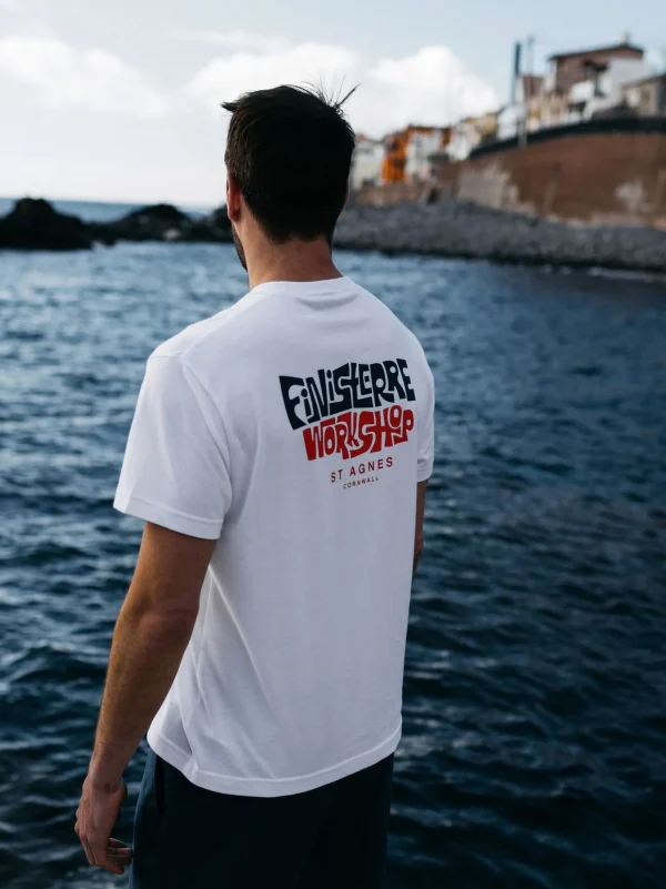 T-Shirts*Finisterre Workshop T-Shirt White